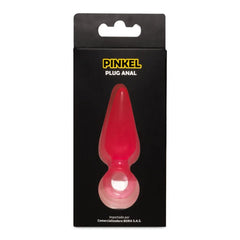 Ergonomically shaped pink anal plug for comfortable and pleasurable use
