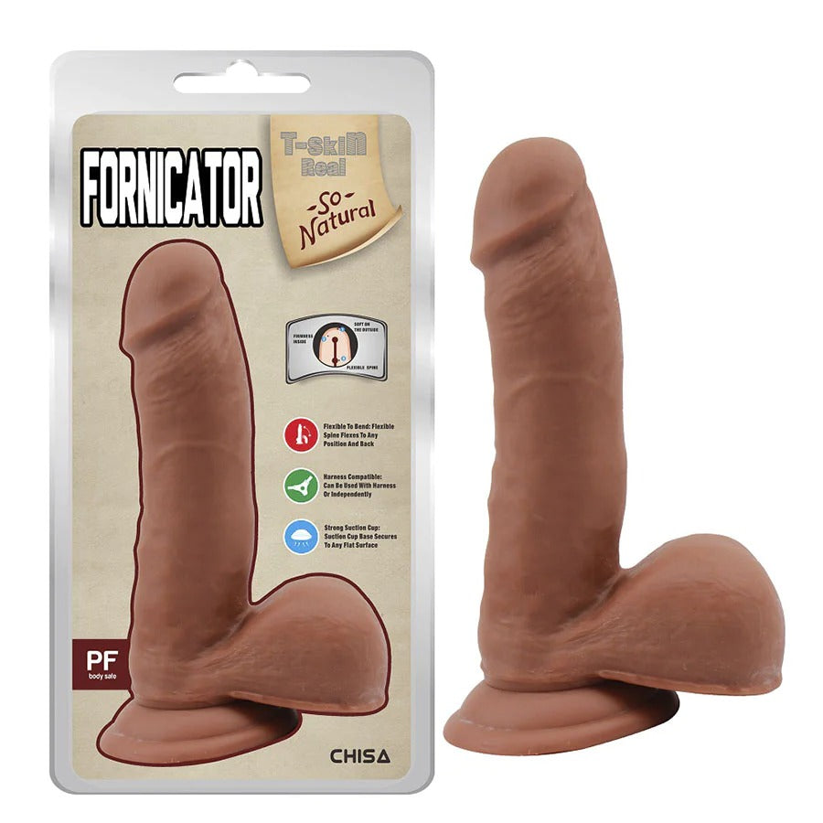 Dildo Fornicator Latin, a realistic silicone dildo for lifelike pleasure