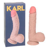 Dildo Karl Flesh with realistic texture and flexible design for comfort and pleasure
