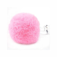 Luxurious glass anal plug with rabbit fur tail for intimate pleasure