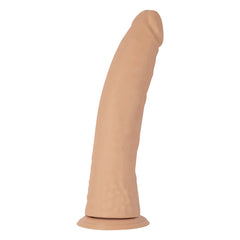 Silicone realistic dildo Sailki with textured shaft and suction cup base for hands-free use
