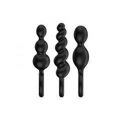 Black, flexible, and body-safe anal plugs for all levels of experience