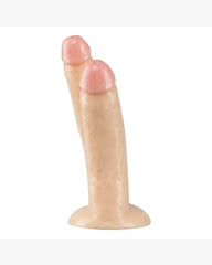 Realistic double-ended dildo made from high-quality skin-like material, perfect for couples' intimate pleasure