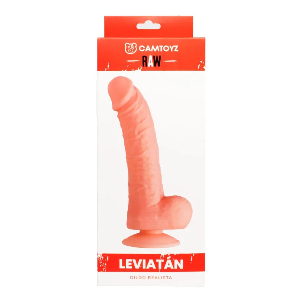 Realistic Leviathan Dildo - Lifelike Veined Texture and Suction Cup Base for Hands-Free Pleasure
