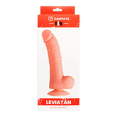 Realistic Leviathan Dildo - Lifelike Veined Texture and Suction Cup Base for Hands-Free Pleasure