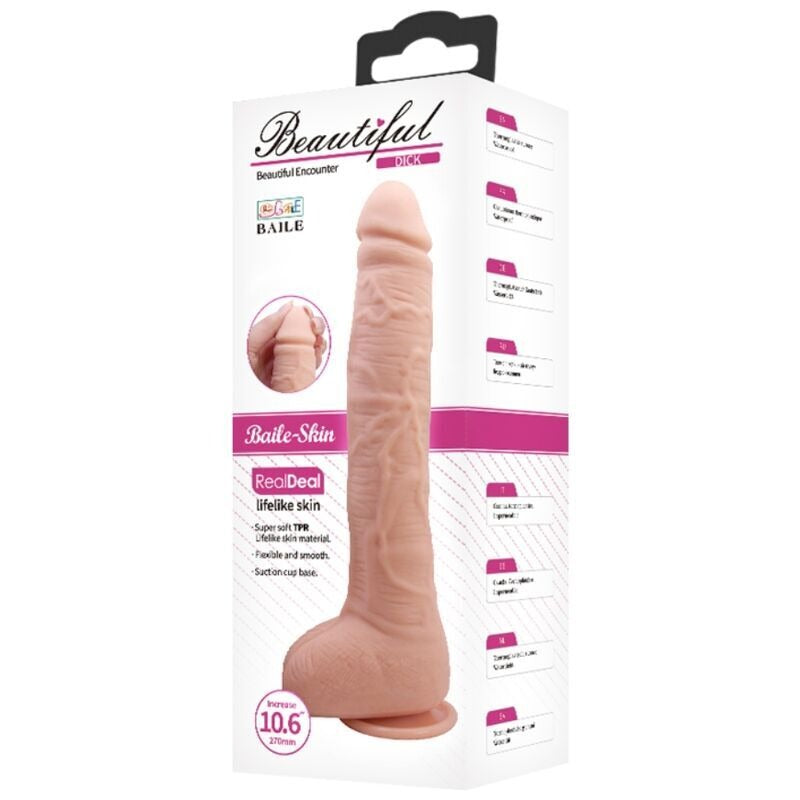 Beautiful Encounter 28 cms Dildo Dick Piel for Intimate Pleasure