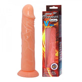 Dildo Waves Calvin in realistic flesh color, with lifelike veins and textured shaft