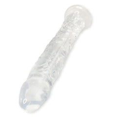 Hand holding the Consolador Murphy silicone dildo for size reference