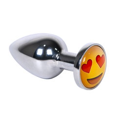 Black steel emoji plug, a durable and stylish accessory for electronic devices