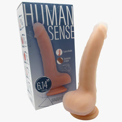 Realistic human sense dildo with lifelike texture and flexible design