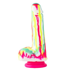 Dildo Magic: A curved and textured glass dildo for G-spot stimulation