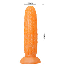 Long and textured corn-shaped dildo, the CONSOLADOR MAZORCA, designed for maximum pleasure