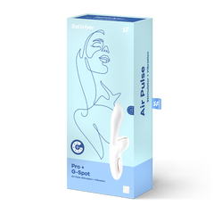 Alt text: The SATISFYER PRO+ G-SPOT, a sleek and powerful product designed for G-spot stimulation and ultimate pleasure for women