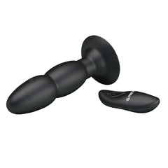 Wireless anal plug with remote for hands-free pleasure and control