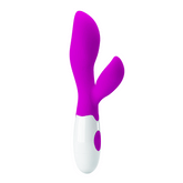 VIBRADOR NEWMAN: A sleek, black, rechargeable vibrator with multiple speed settings