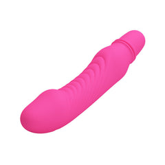 Vibrador Stev 10 Funciones Pretty Love - Rosa con curvas suaves y 10 modos de vibración para estimulación precisa