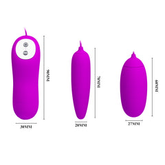 HUEVITOS DUO VIBRADORES IRMA - Dual vibrating egg-shaped sex toys