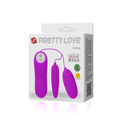 HUEVITOS DUO VIBRADORES IRMA - Discreet and powerful vibrating egg sex toy for enhanced pleasure