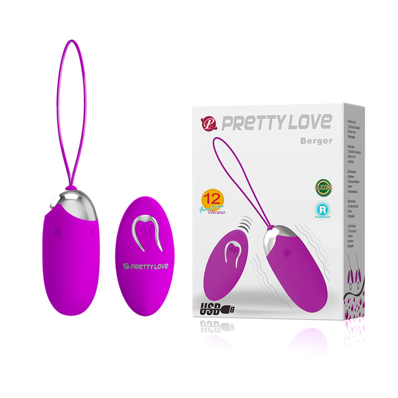 Pretty Love Berger Wireless Egg Vibrator for Discreet and Pleasurable Stimulation