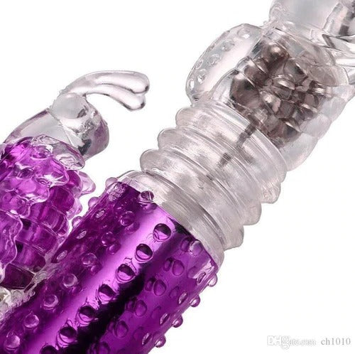 Vibrador Femenino Bala Recargable Con Control Remoto Color Púrpura