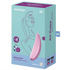 Satisfyer Curvy 3+ Con App in rose pink color with touch-free stimulation