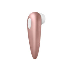 Woman holding Satisfyer Uno in hand, showing its compact and ergonomic design