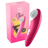 Romp Shine Pink sex toy with smooth silicone texture and powerful vibrations