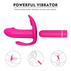Vibrador Triple Estimulación Didi - Diseñado para estimular el punto G, el clítoris y el ano simultáneamente, con 10 modos de vibración