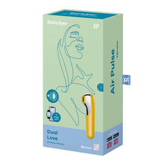 Two-in-one pleasure with the Satisfyer Dual Love vibrator and air pulse stimulator