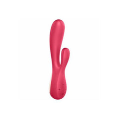 Woman holding Satisfyer Mono Flex for clitoral stimulation