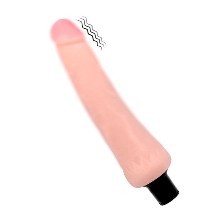 Realistic big vibrator with lifelike texture and strong vibrations