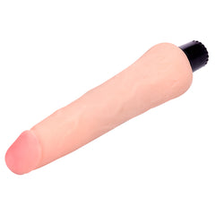 Realistic big dildo vibrator with flexible shaft and realistic head for lifelike stimulation