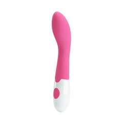 Experience intense pleasure with the Vibrador Bishop Pretty Love, featuring a flexible shaft and dual motor for simultaneous internal and external stimulation