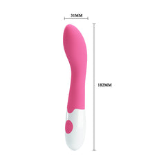 USB rechargeable vibrator with 2-hour battery life for uninterrupted play