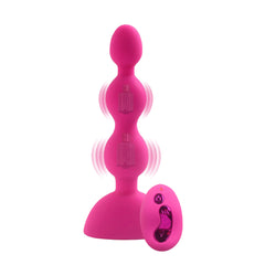 Anal beads with remote control for hands-free pleasure