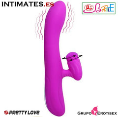 Pretty Love Derrick Recargable massager with soft silicone material and whisper-quiet motor