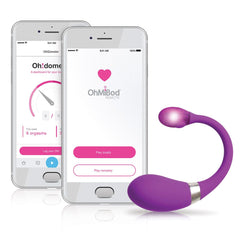 Black ESCA 2 OHMIBOD wearable Bluetooth vibrator with smartphone app control