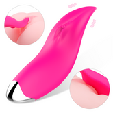 Lengua Vibradora Kissme product image showing the vibrating silicone tongue with textured surface and adjustable speed settings