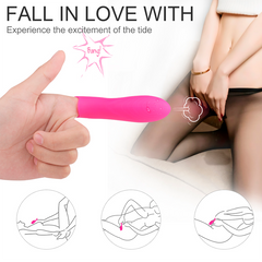 Vicky Finger Vibrator Sleeve with Textured Surface for Sensual Stimulation