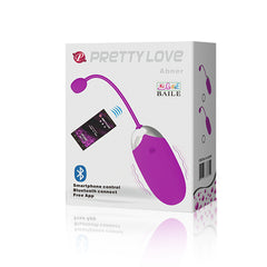 Huevo inalámbrico con control remoto y APP de la marca Abner Pretty Love, para estimulación íntima femenina y juegos en pareja