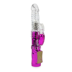 Vibrador perlas giratorias recargable con diseño ergonómico y recargable via USB