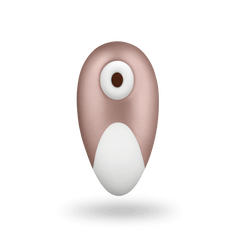 Black Satisfyer Deluxe stylish clitoral stimulator with 11 pressure wave settings