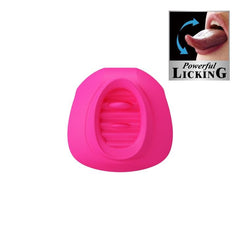 LENGUA VIBRADORA ESTELLE: A purple tongue-shaped vibrating toy for sensual pleasure