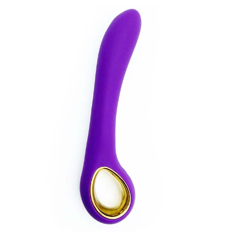 Vibrador Elle Gold Morado designed for luxurious and sensual experiences