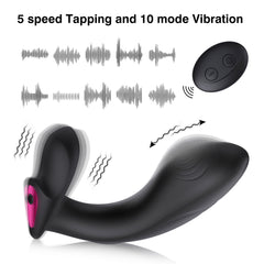 Vibrador anal Winyi Ralf in sleek black design with curved shape for optimal stimulation