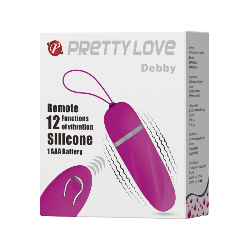 Pretty Love Huevo Vibrador Debby, a discreet and powerful vibrating egg for intimate pleasure