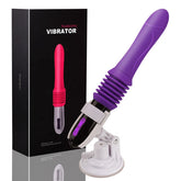 Telescopic sex machine with adjustable height and angle for versatility and comfort