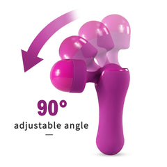 Close-up of VIBRADOR WIRLWIND UNA WAND with ergonomic design