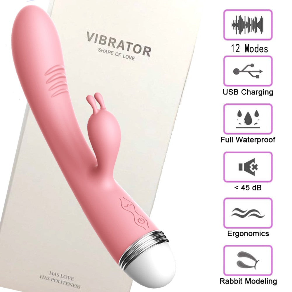 Alt text: Rechargeable pink vibrator designed for maximum pleasure and satisfaction
