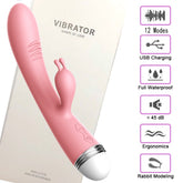 Alt text: Rechargeable pink vibrator designed for maximum pleasure and satisfaction